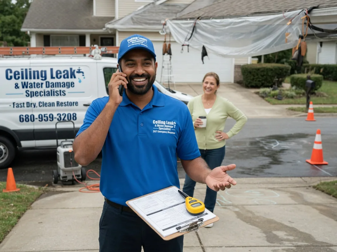 Ceiling Leak Cleanup Kansas, OK FAQs